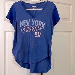 NFL Team Apparel NY Giants V-Neck Size L